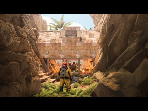 Видео: Самый защищенный МВК бункер между скал в Rust/Раст