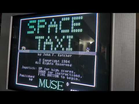Видео: Мой друг (Cobradvs) впервые играет в Space Taxi (Commodore 64)