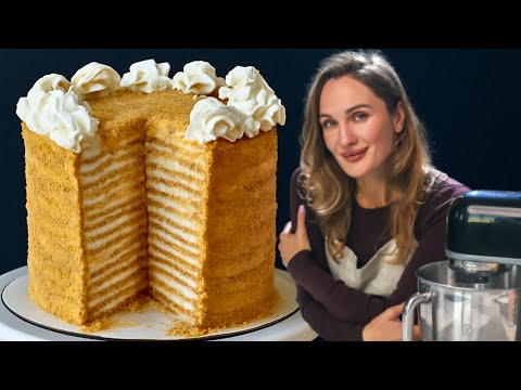 Видео: Мой идеальный медовик! Воздушный, пропитанный и без сгущёнки 🍯