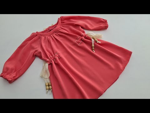 Видео: Детские наряды / Вырежьте и сшейте красивое платье самым простым способом
