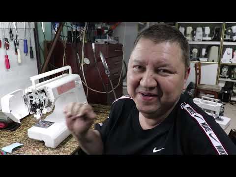 Видео: Janome 500E замена рамки игловодителя