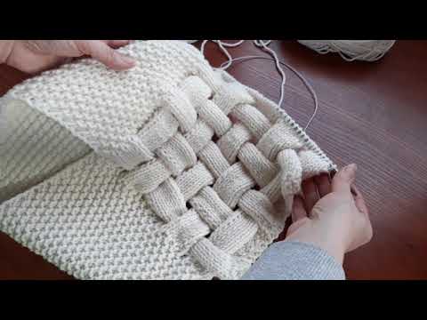 Видео: Снуд - шарф спицами. Часть 4.