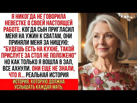 Видео: Я притворилась бедной матерью, когда сын привел меня к семье невестки — оказалось, что...