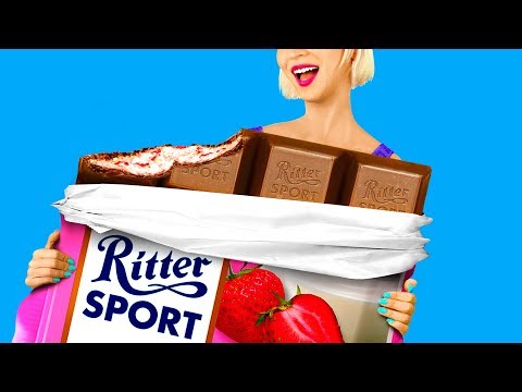 Видео: Огромные и миниатюрные сладости – 7 идей