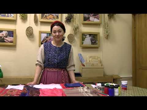 Видео: Особенные мастера. Занятие 13. Набойка по ткани. Платок.