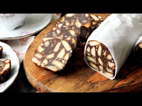 Видео: Шоколадная колбаска. Рецепт из СССР.