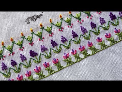 Видео: 3 декоративные стежки шаг за шагом