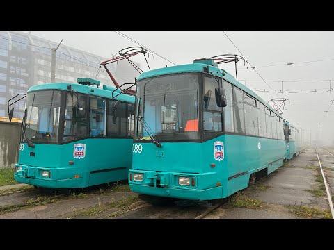 Видео: Минский трамвай. Маршрут №3 - выезд на ст. «Озеро» | Minsk Tram. Route №3