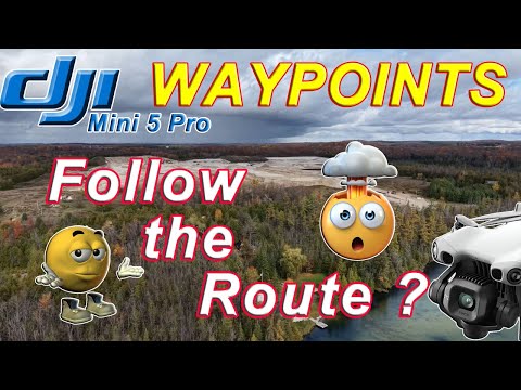 Видео: DJI Mini 5 Pro — не летит прямо по точкам маршрута — 😱🙄🤞👀🤷‍♀️
