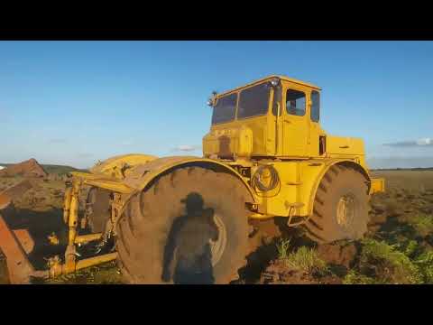 Видео: Вспашка залежной земли, К701 бдн2,5М