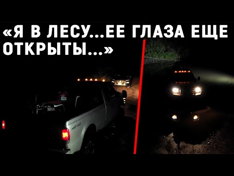Видео: Ночь, лес, одинокая машина...