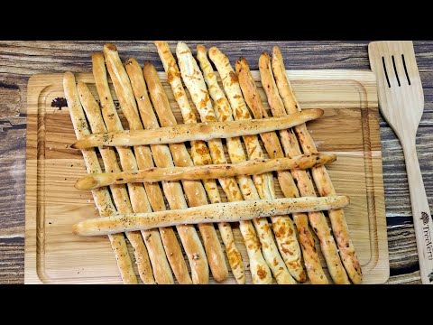 Видео: 4 вида гриссини / Хлебные палочки / Вы влюбитесь в этот рецепт!