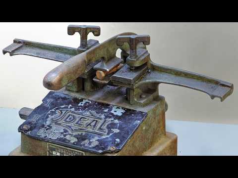 Видео: Реставрация сварочного аппарата «Ideal» 1928 года – СТРАННАЯ машина, которая сваривает полотна пил!?