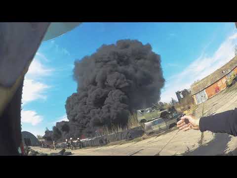 Видео: Тысяча списанных колес в огне