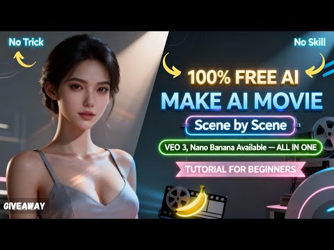 Видео: Этот БЕСПЛАТНЫЙ инструмент ИИ создаёт полноценные фильмы сцена за сценой | Nano Banana, VEO 3, Lu...