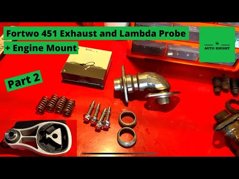 Видео: Установка лямбда-зонда / датчика кислорода и выхлопной системы - Smart Fortwo 451 84 BHP 2008 - Ч...