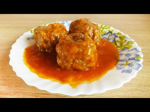 Видео: Биточки мясные с подливкой