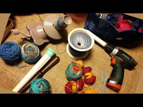 Видео: Смотать удобный моток пряжи/много вариантов /вязание