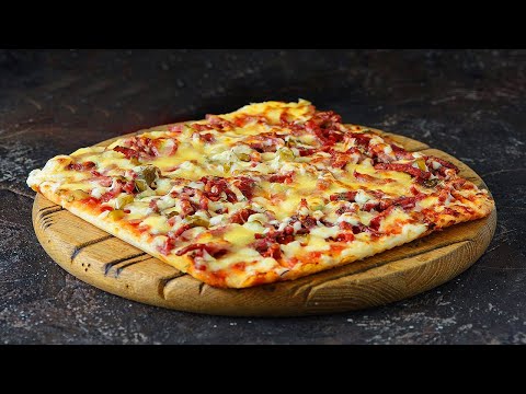 Видео: Вся семья просит только эту пиццу 🍕 Вкуснее, чем в любой пиццерии – простой рецепт домашней пиццы