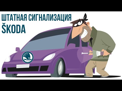 Видео: Штатная сигнализация SKODA, что это и защитит ли от угона?