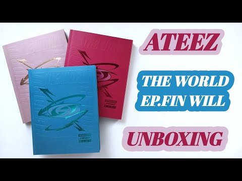 Видео: ATEEZ THE WORLD EP.FIN WILL UNBOXING. ATEEZ REVIEW. РАСПАКОВКА АЛЬБОМОВ ЭЙТИЗ💛