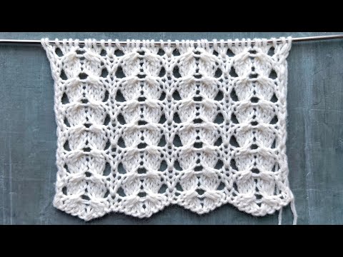 Видео: Красивейший узор спицами для летних изделий 🔥💥 Как крючком