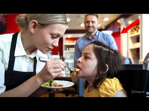 Видео: Тайный владелец наблюдает, как официантка кормит его дочь-инвалида – на следующий день он меняет всё