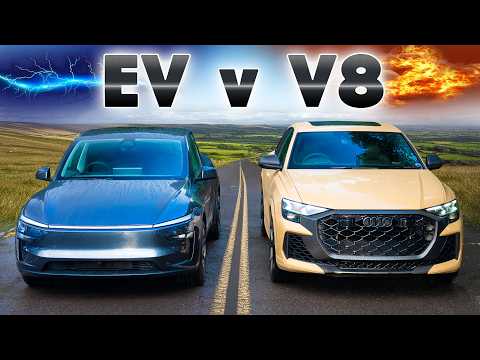 Видео: Я протестировал эти новых электромобили (и бензиновый V8), пока они не разрядились.