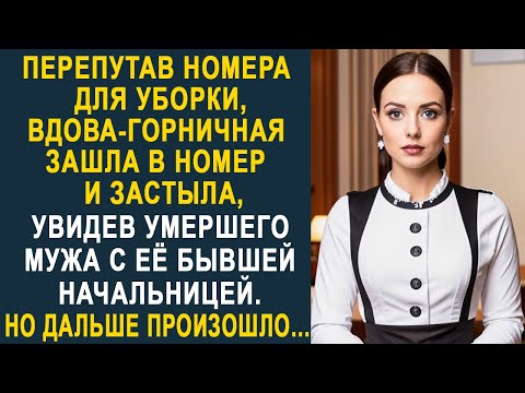 Видео: Перепутав номера для уборки, вдова-горничная зашла в номер и застыла, увидев мужа с её начальницей.