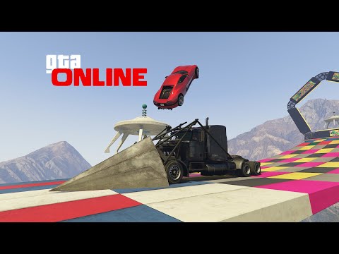 Видео: ЭТОТ ГРУЗОВИК НЕВОЗМОЖНО ОБЪЕХАТЬ! БЕЗУМНАЯ СТЕНКА НА СТЕНКУ В GTA 5 ONLINE