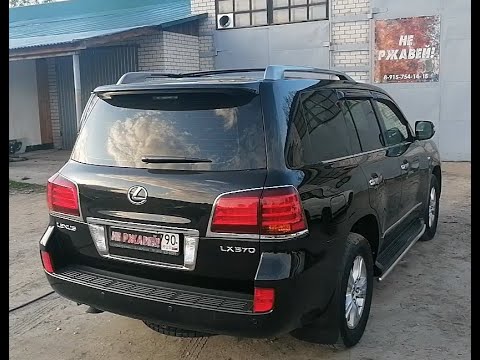 Видео: Антикор с пескоструем Lexus LX570.