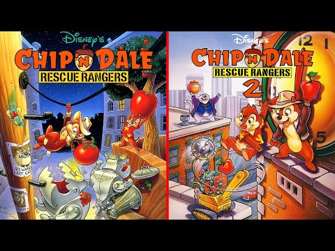 Видео: Чип и Дейл 1, 2 (Chip 'n Dale) (NES) ► Полное Прохождение на Dendy / Денди