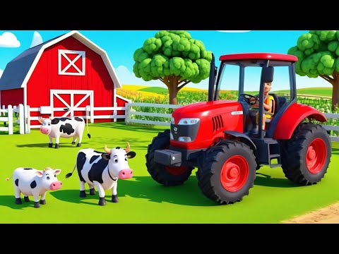 Видео: Корова водит трактор 🚜🐮