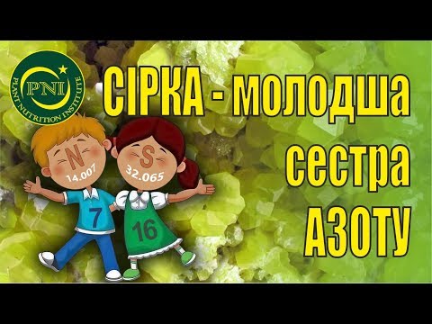 Видео: Сірка і живлення рослин: форми, терміни, способи, дози