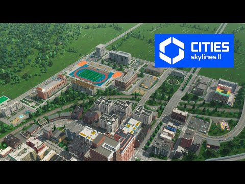 Видео: Cities Skylines 2 - Университет, колледж, школы! #22