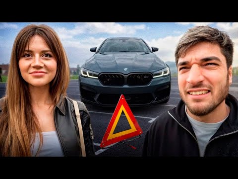 Видео: РАВШАН ПРОКАТИЛ САБИНУ НА BMW M5 F90 *очень страшно* !😂| ЗНАКОМСТВО АНАРА И САБИНЫ !