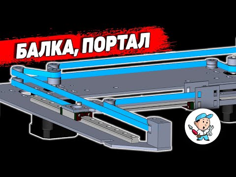 Видео: Проектирую 3Д Принтер (3 часть) - Балка, (Портал) Плита XY