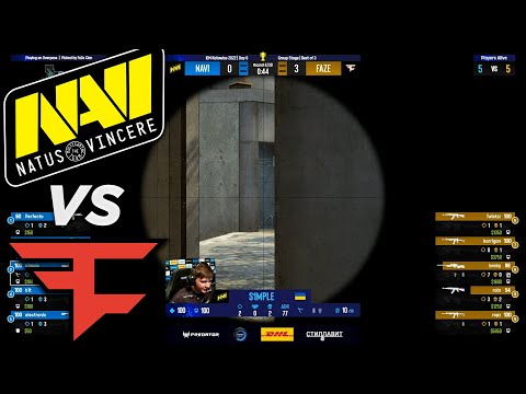 Видео: NAVI против FAZE | OVERPASS l IEM Katowice 2022