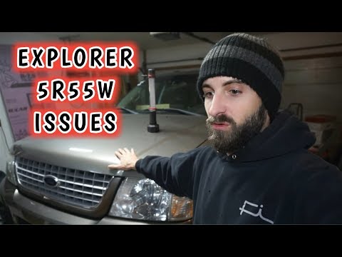 Видео: Explorer 5r55w Мигает индикатор O/D. Ремонт резкого позднего переключения передач!!! Пробуксовка ...