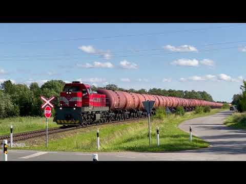 Видео: ТЭМ-ТМХ 073 близ порта Силламяэ/ TEM-TMH 073 near Sillamäe port