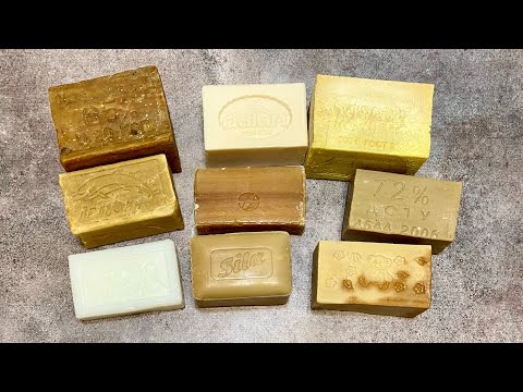 Видео: ASMR Soap/ cutting dry soap/ laundry soap/ резка сухого мыла