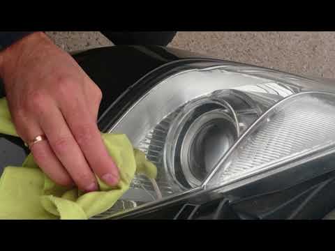 Видео: Чистим  фару на Mercedes  W212 без разбора.