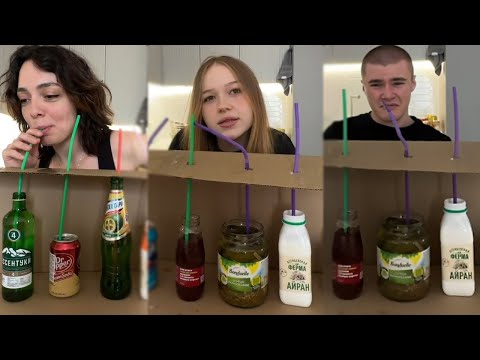 Видео: ДЕРЗКО, ЛЕРА И КОРЯ ОТГАДЫВАЮТ НАПИТКИ ВСЛЕПУЮ