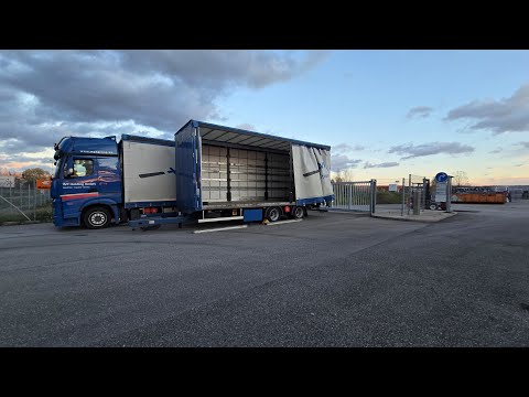 Видео: Мерседес починили! Новые батареи, колёса, прокладка. Грузимся и большой рабочий день!!!