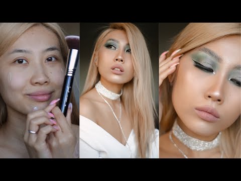Видео: Вечерний Макияж Для Азиатских Глаз и Нависшего Века / Зелёные Смоки / Green Smoky Eyes Asian