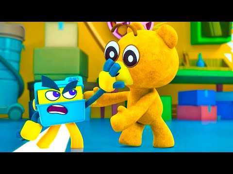 Видео: Живой гараж: тайная мастерская игрушек - НОВЫЙ  МУЛЬТФИЛЬМ для детей про роботов - серия 23