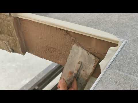 Видео: Как се прави Фасадна мазилка-Декоративна фасадна мазилка-Полагане на силиконова фасадна мазилка!