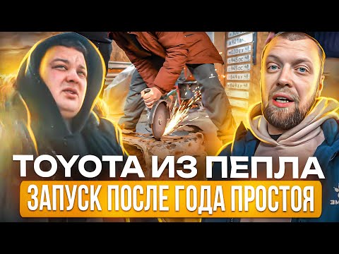 Видео: Toyota из ПЕПЛА. Запуск после ГОДА простоя