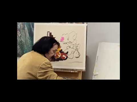 Видео: Константин Коровин мастер класс гуашь картон