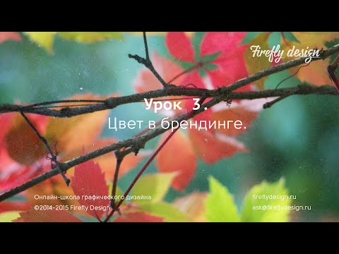 Видео: Урок 3. Цвет в брендинге. Курс "Основы графического дизайна".
